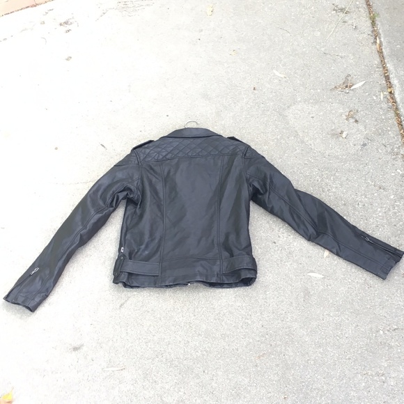 NWOT Tripp NYC QUILTED MOTO Faux Leather Jacket - Picture 6 of 7